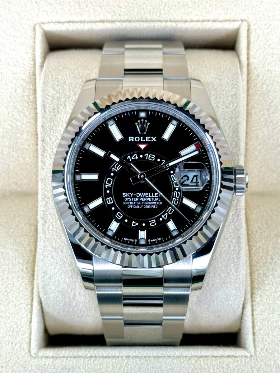 NEW 2025 Rolex Sky-Dweller 42mm 336934 Oyster Black Dial