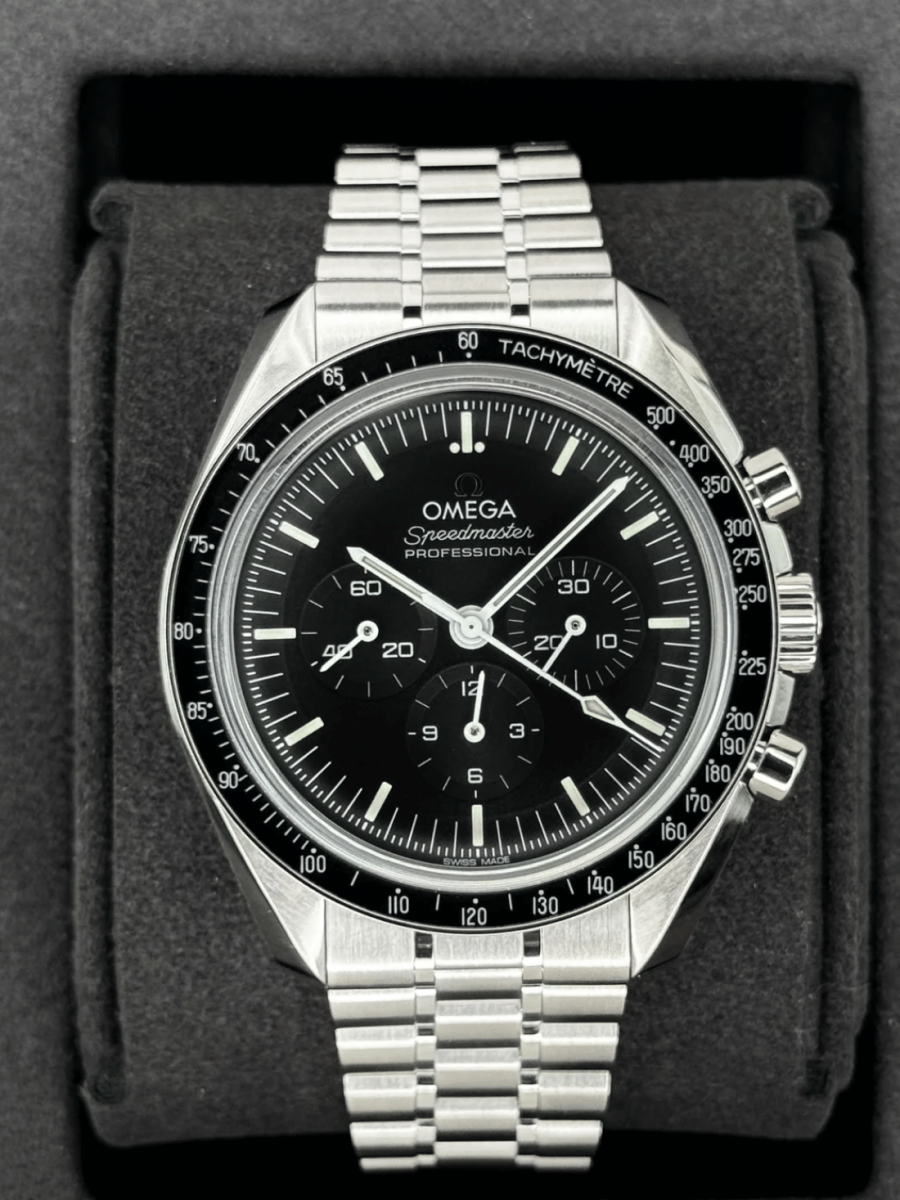 NEW 2026 Omega Speedmaster Moonwatch Pro 42mm 310.30.42.50.01.002 Black Dial