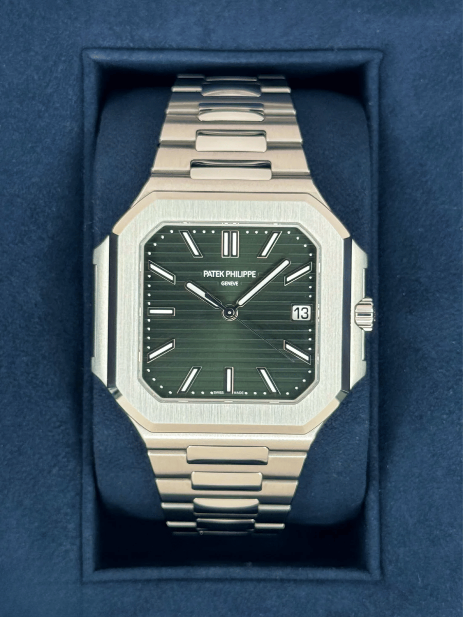 NEW 2025 Patek Philippe Cubitus 45mm 5821 Stainless Steel Green Dial