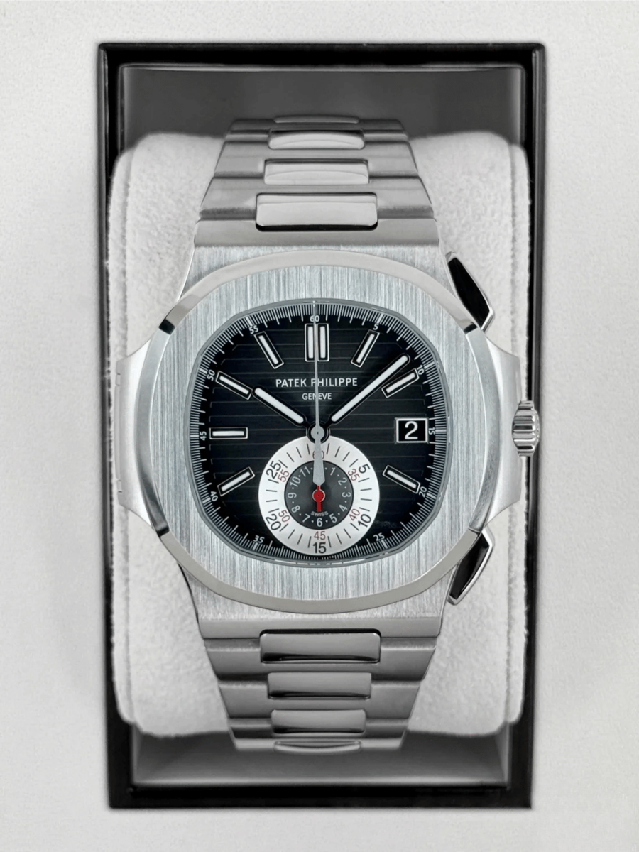 2011 Patek Philippe Nautilus Chrono 40.5mm 5980/1A Stainless Steel Grey Dial