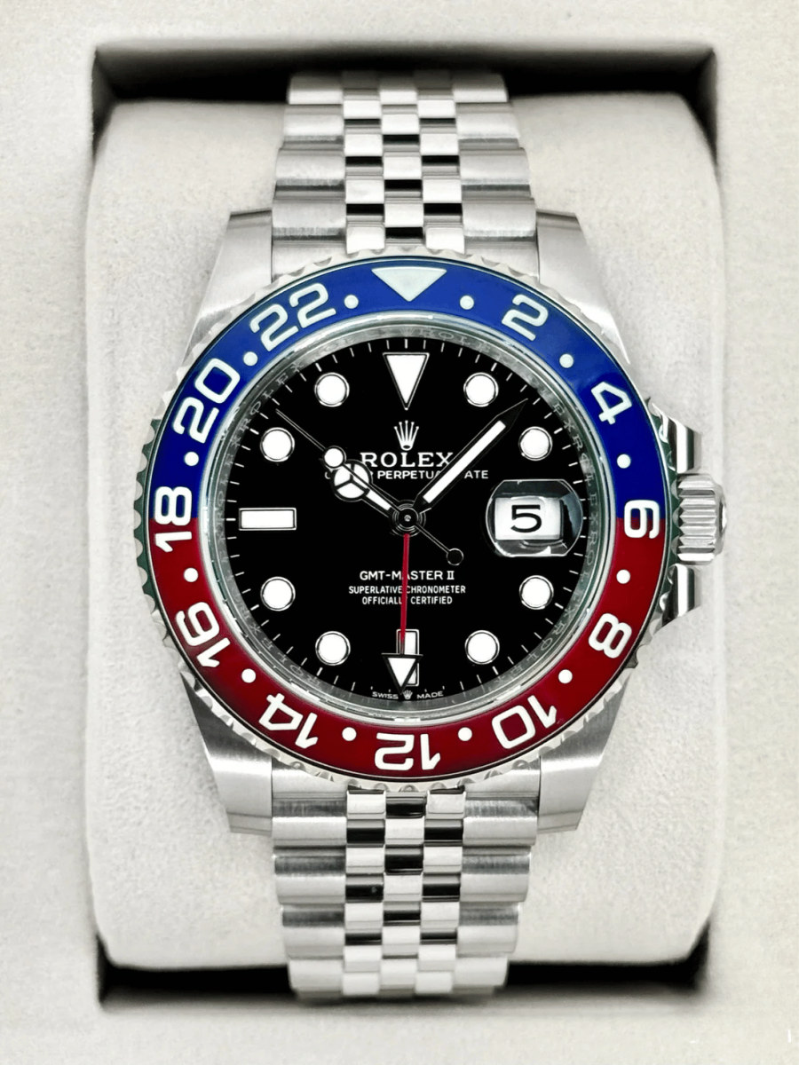 NEW 2026 Rolex GMT-Master II "Pepsi" 40mm 126710BLRO Jubilee (STICKERED)