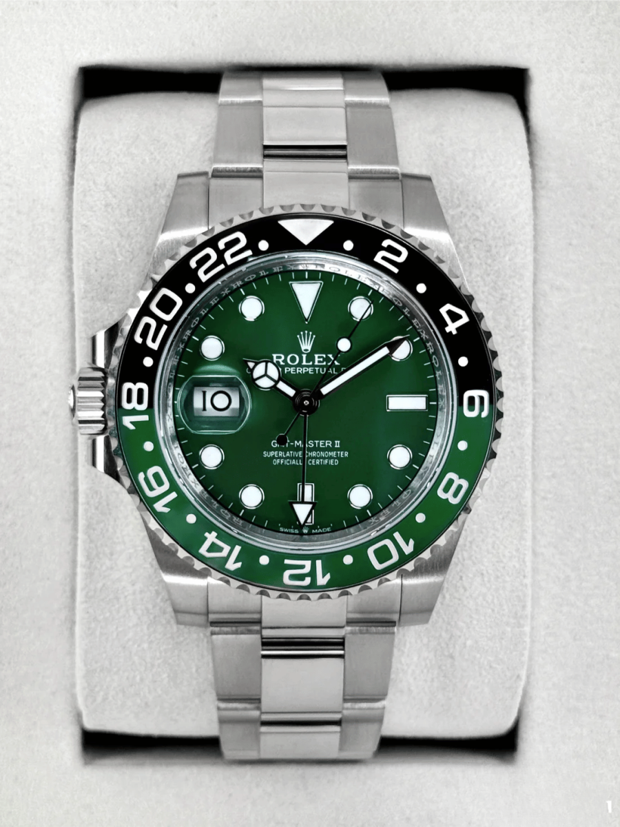 NEW 2025 Rolex GMT-Master II "Sprite" 40mm 126729VTNR White Gold Oyster