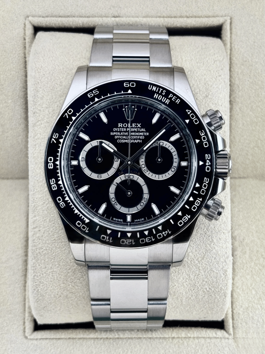 2024 Rolex Daytona 40mm 126500LN Stainless Steel Black Dial