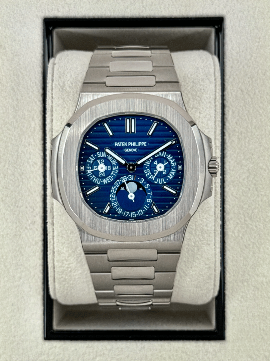Patek Philippe Nautilus Perpetual Calendar 40mm 5740/1G-001 Blue Dial
