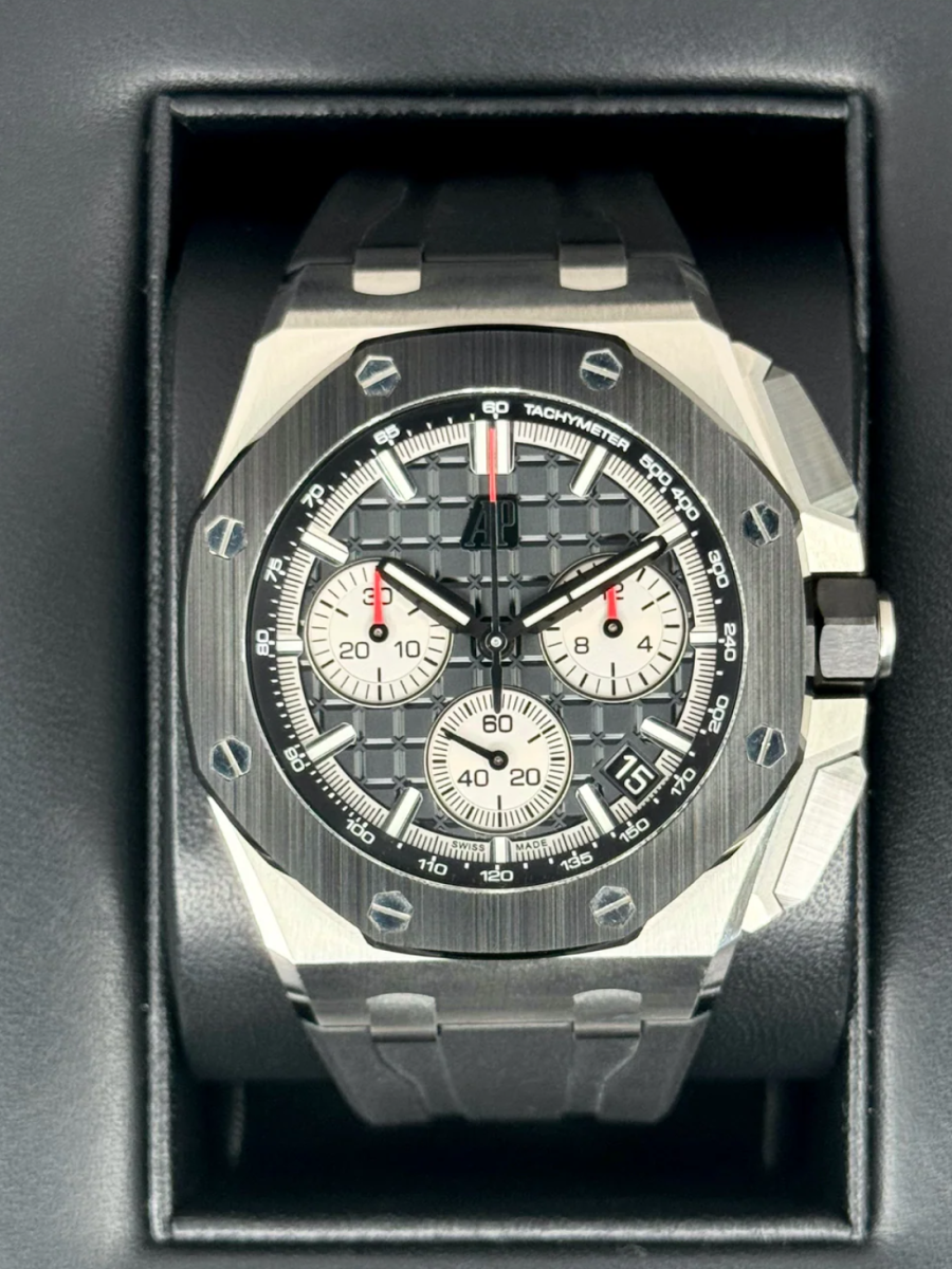2021 Audemars Piguet Royal Oak Chronograph 43mm 26420SO Black Dial
