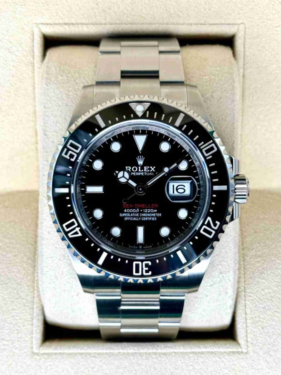 2021 Rolex Sea-Dweller 43mm 126600 Stainless Steel Black Dial