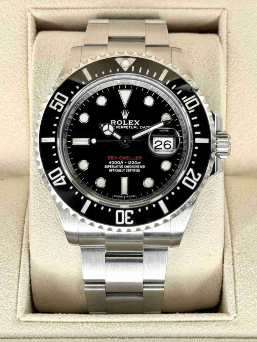 2018 Rolex Sea-Dweller 43mm 126600 Black MK 1 Dial