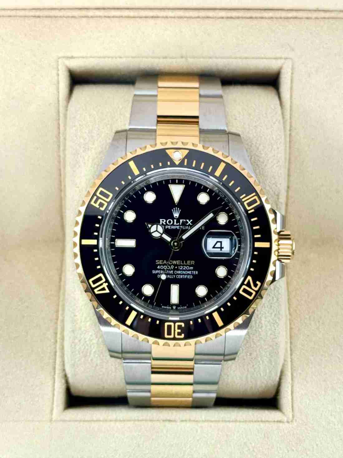 2019 Rolex Sea-Dweller 43mm 126603 Two-Tone Black Dial