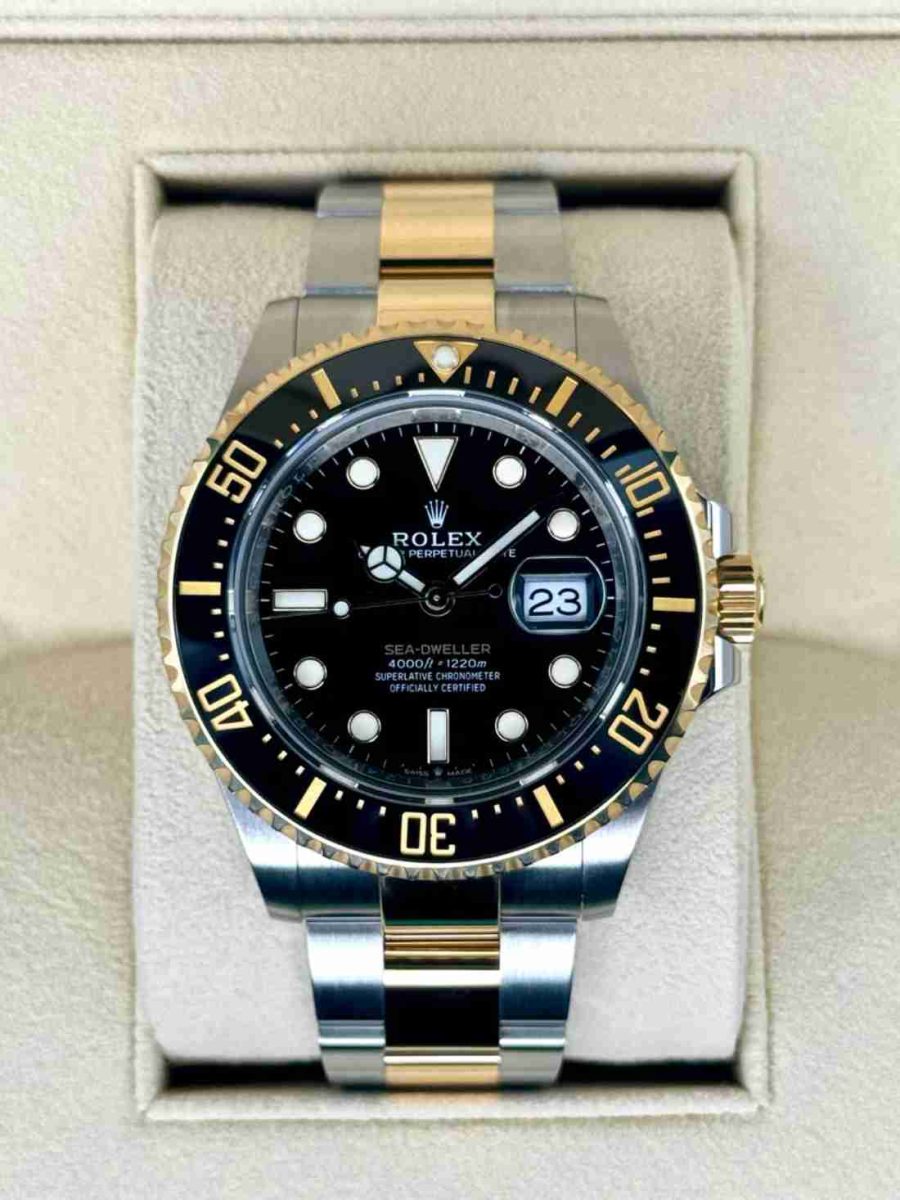 2022 Rolex Sea-Dweller 43mm 126603 Two-Tone Black Dial