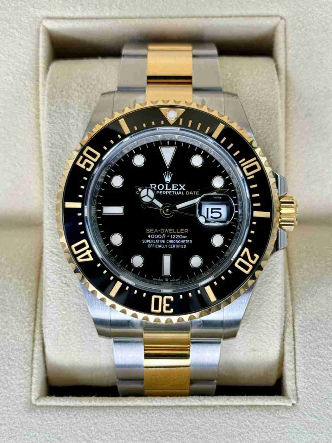 NEW Rolex Sea-Dweller 43mm 126603 Two-Tone Black Dial