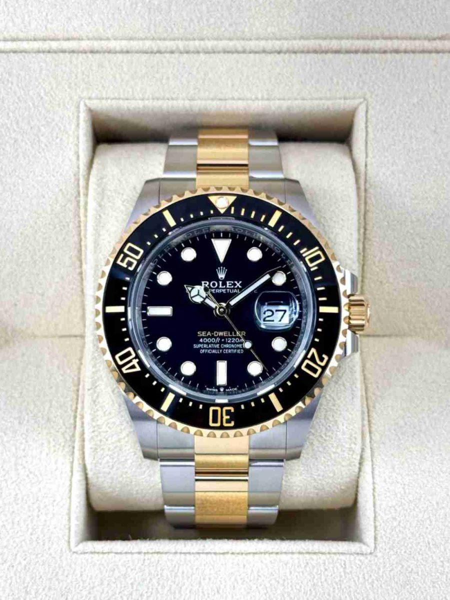 NEW 2022 Rolex Sea-Dweller 43mm 126603 Two-Tone Black Dial
