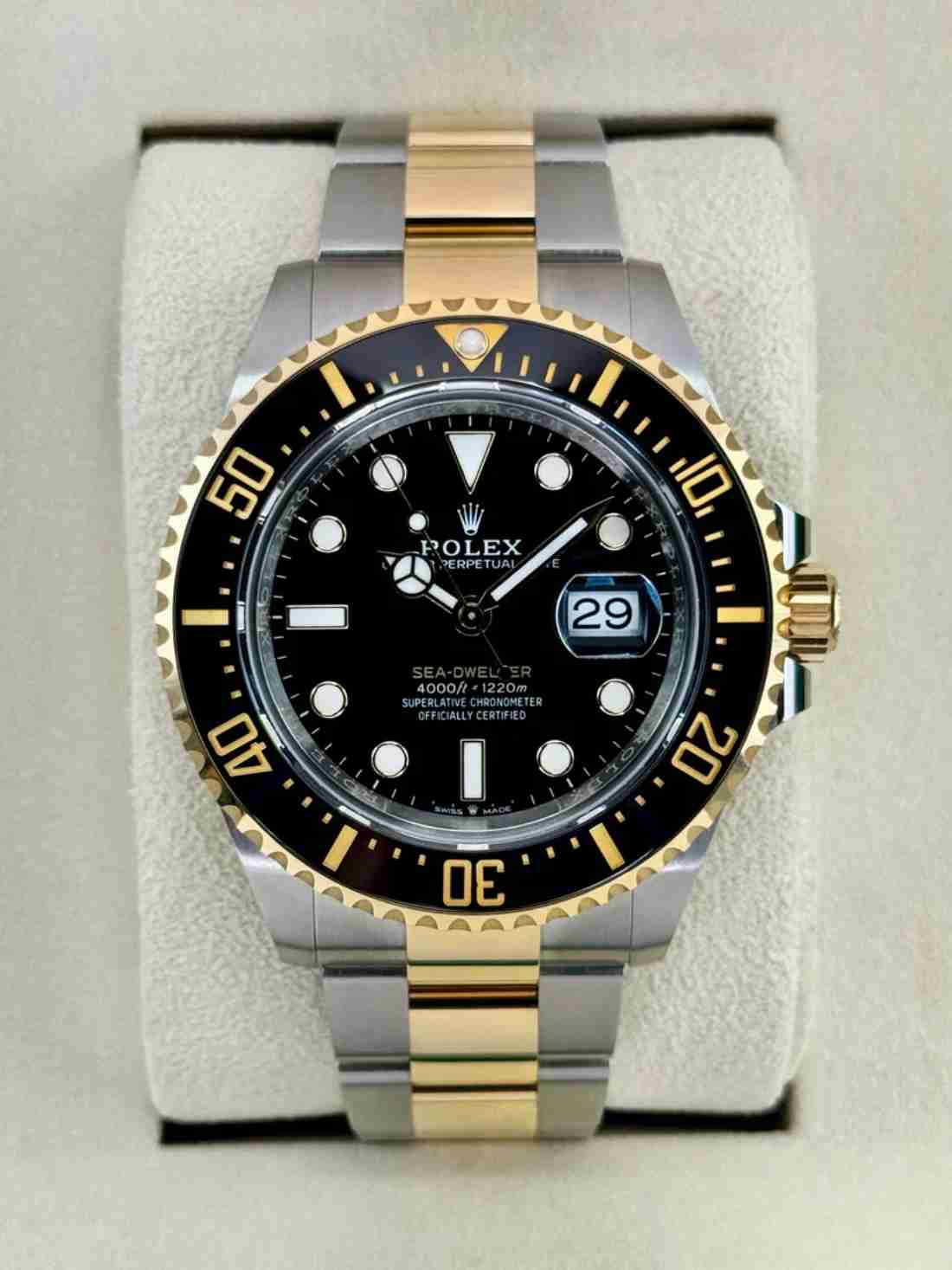 2025 Rolex Sea-Dweller 43mm 126603 Two-Tone Black Dial