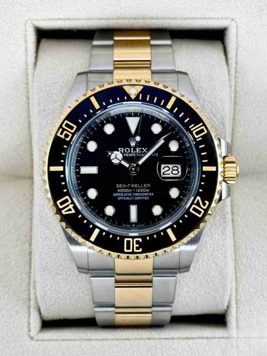 2022 Rolex Sea-Dweller 43mm 126603 Two-Tone Black Dial