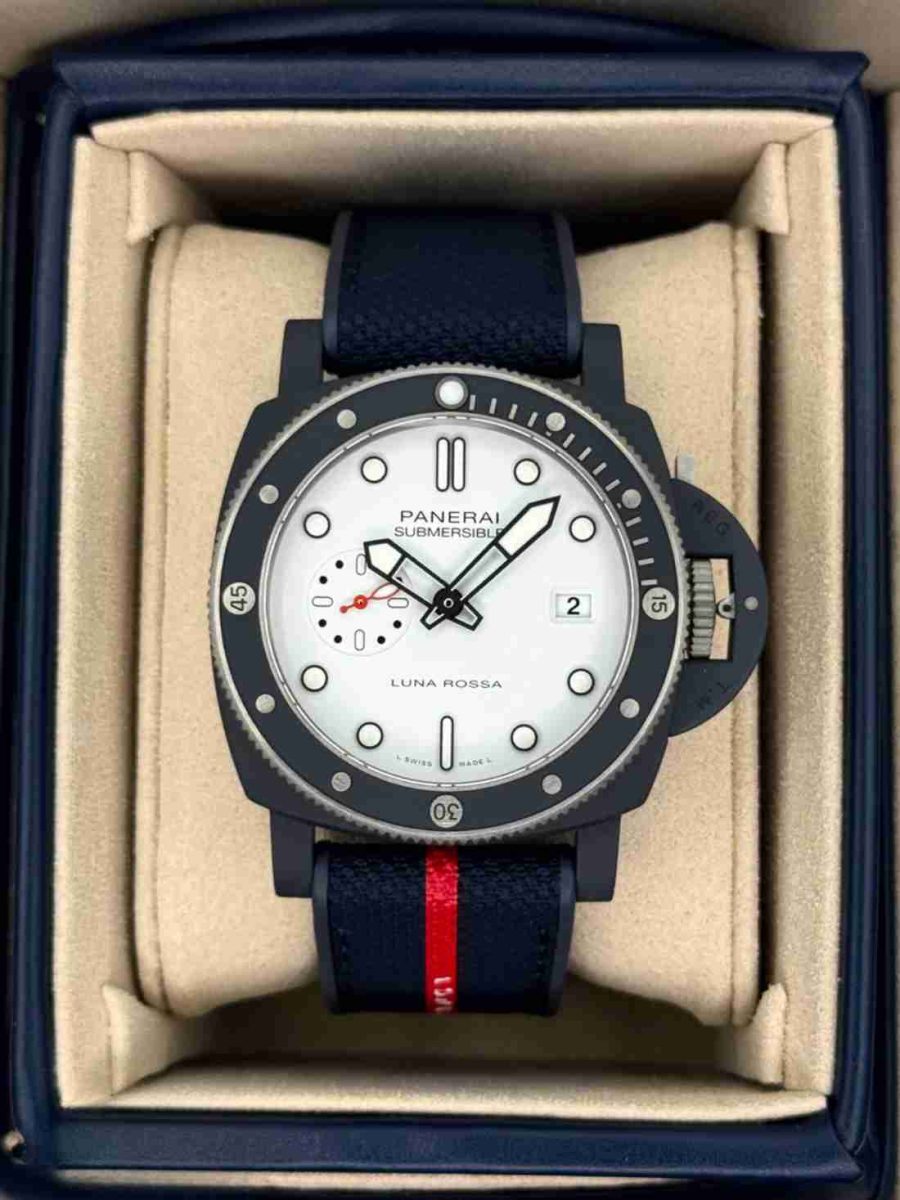 NEW 2025 Panerai Quarantaquattro 44mm PAM01543 Ceramic White Dial
