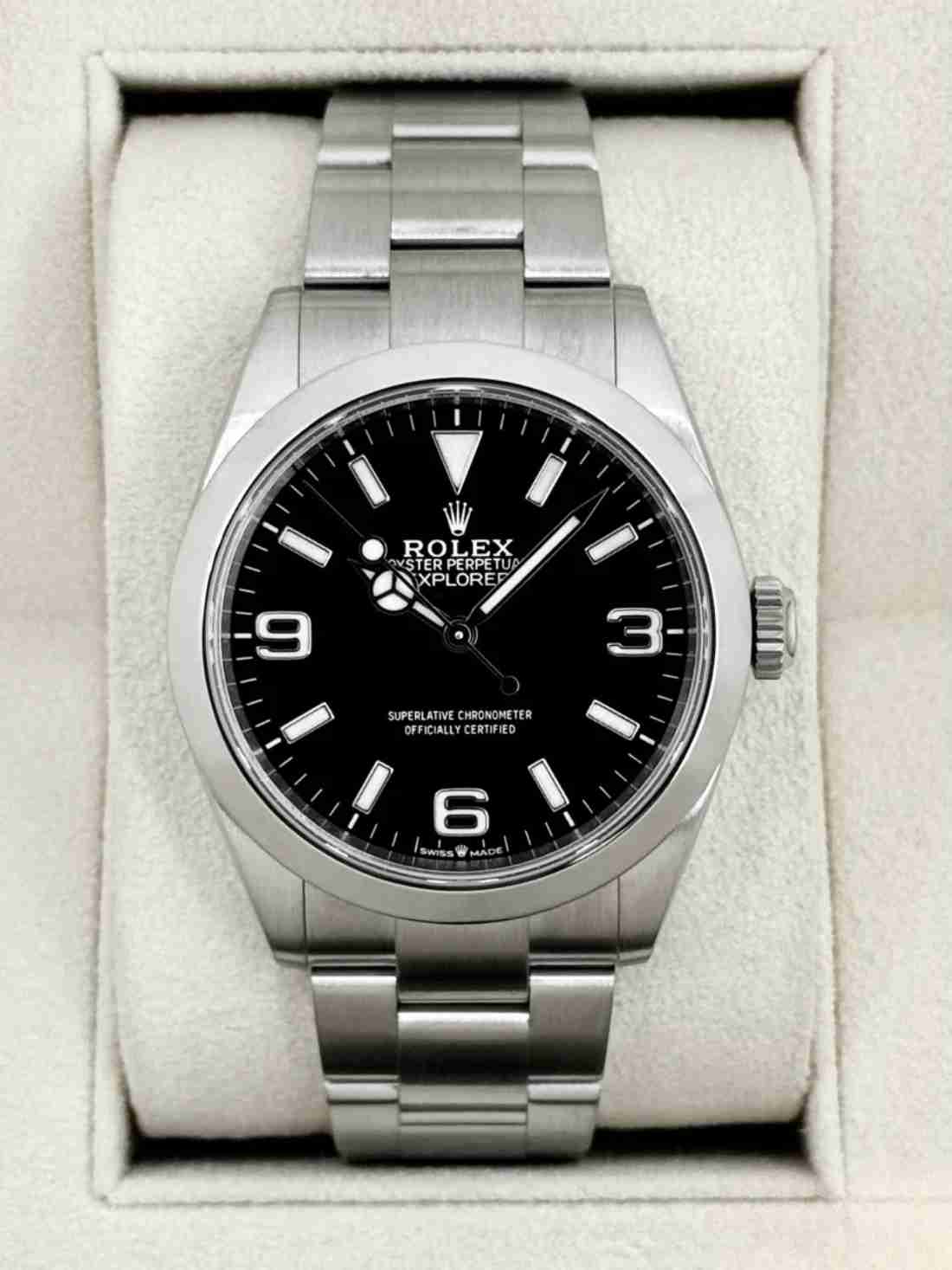 2023 Rolex Explorer 40mm 224270 Black Dial