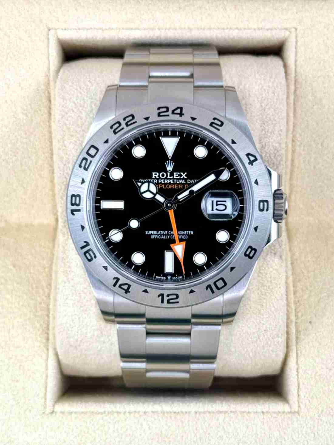 2024 Rolex Explorer II 42mm 226570 Black Dial