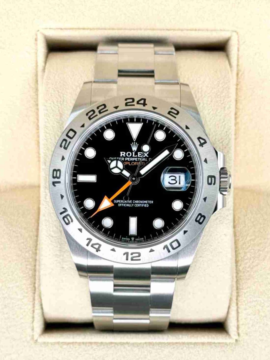 2022 Rolex Explorer II 42mm 226570 Black Dial