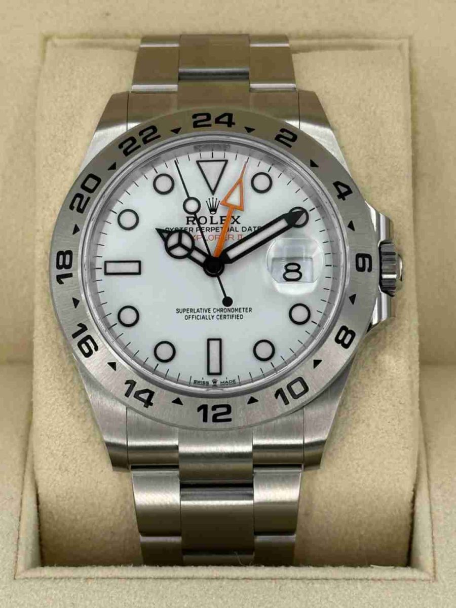 NEW 2023 Rolex Explorer II 42mm 226570 Polar White Dial