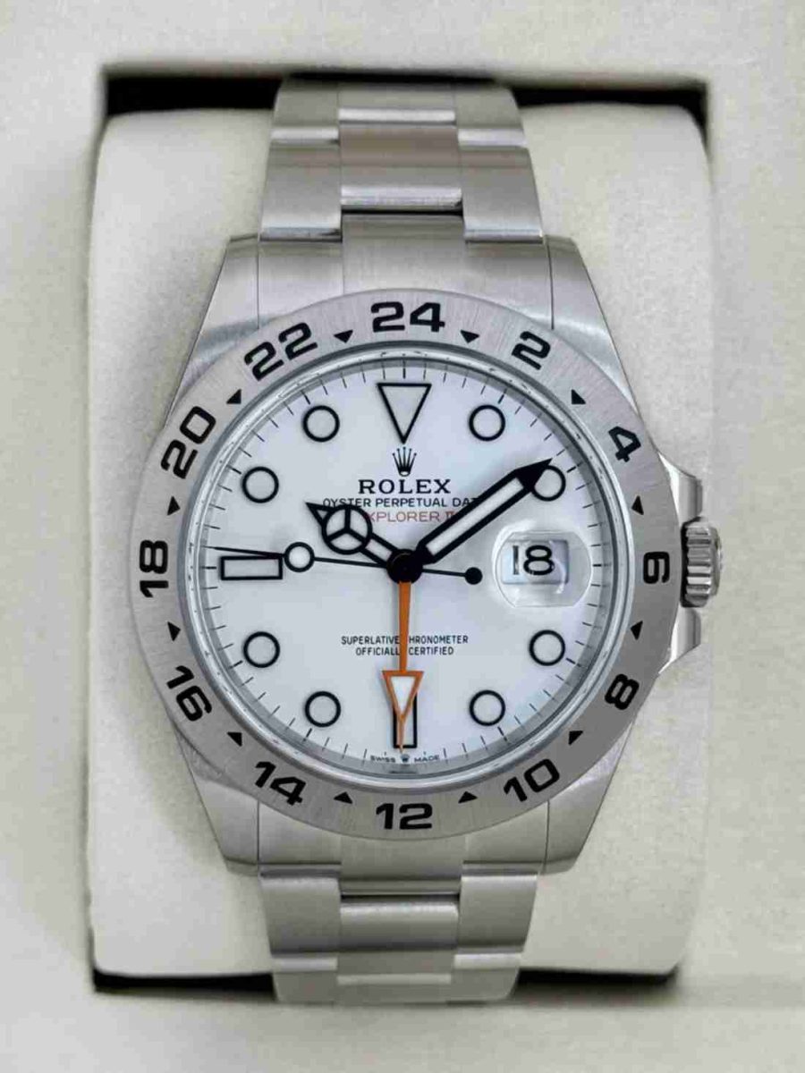 NEW 2025 Rolex Explorer II 42mm 226570 Polar White Dial (STICKERED)