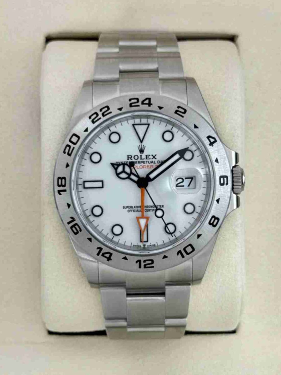NEW 2025 Rolex Explorer II 42mm 226570 Polar White Dial (STICKERED)