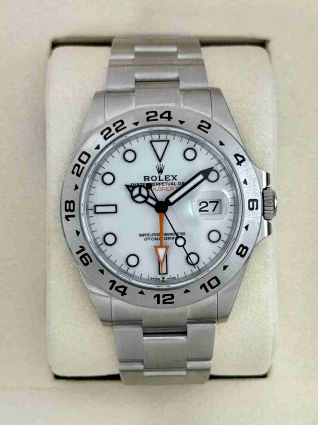 NEW 2025 Rolex Explorer II 42mm 226570 Polar White Dial (STICKERED)