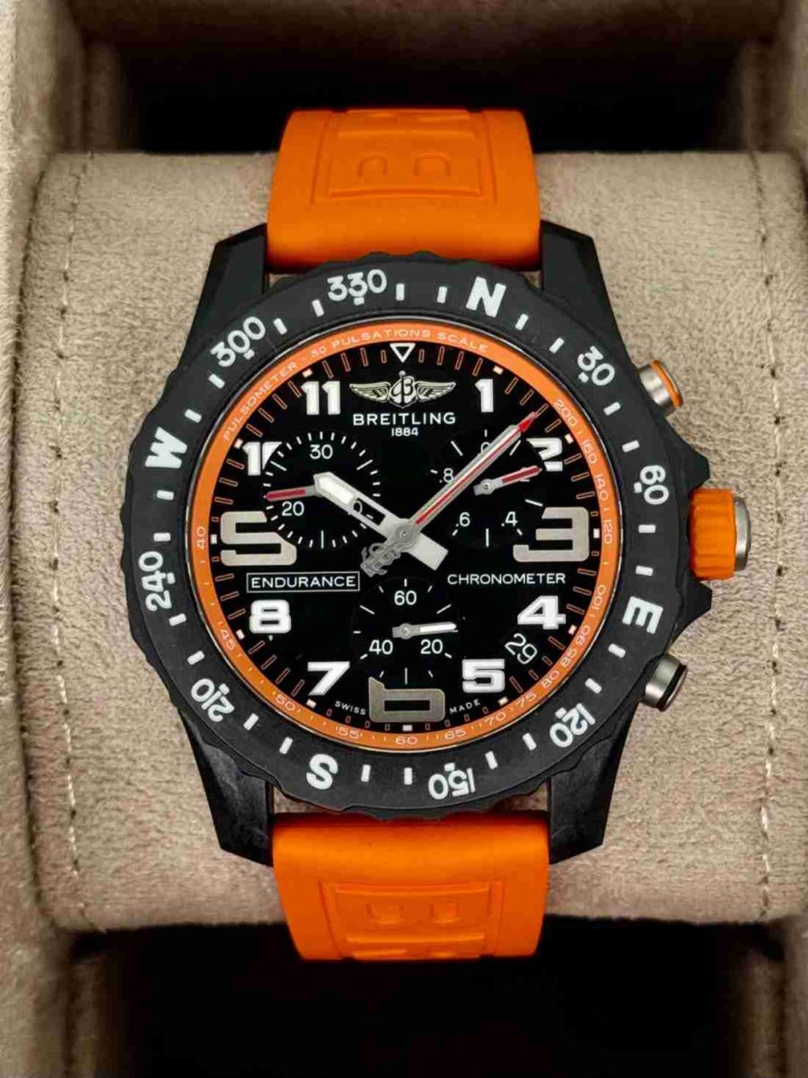 2023 Breitling Endurance Pro 44mm X82310 Plastic Black Dial