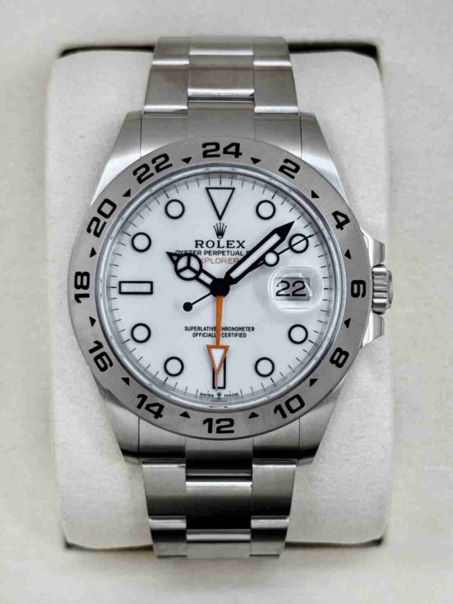 NEW 2026 Rolex Explorer II 42mm 226570 Polar White Dial (STICKERED)