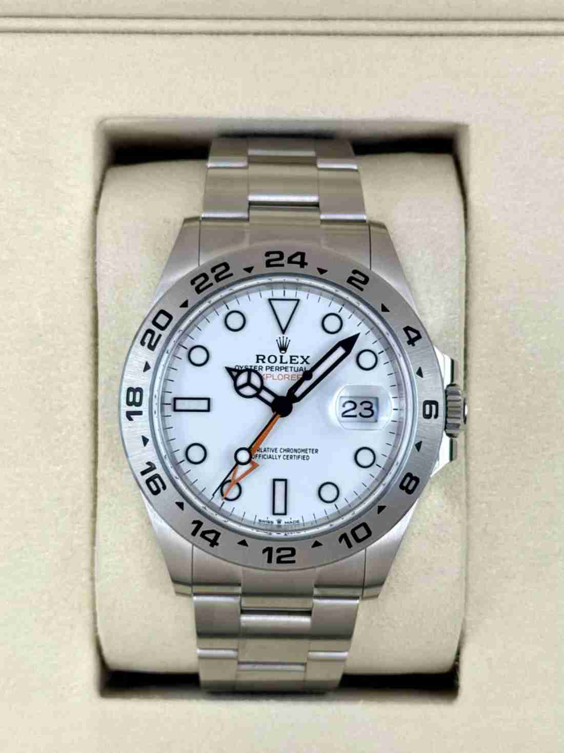 NEW 2025 Rolex Explorer II 42mm 226570 Polar White Dial