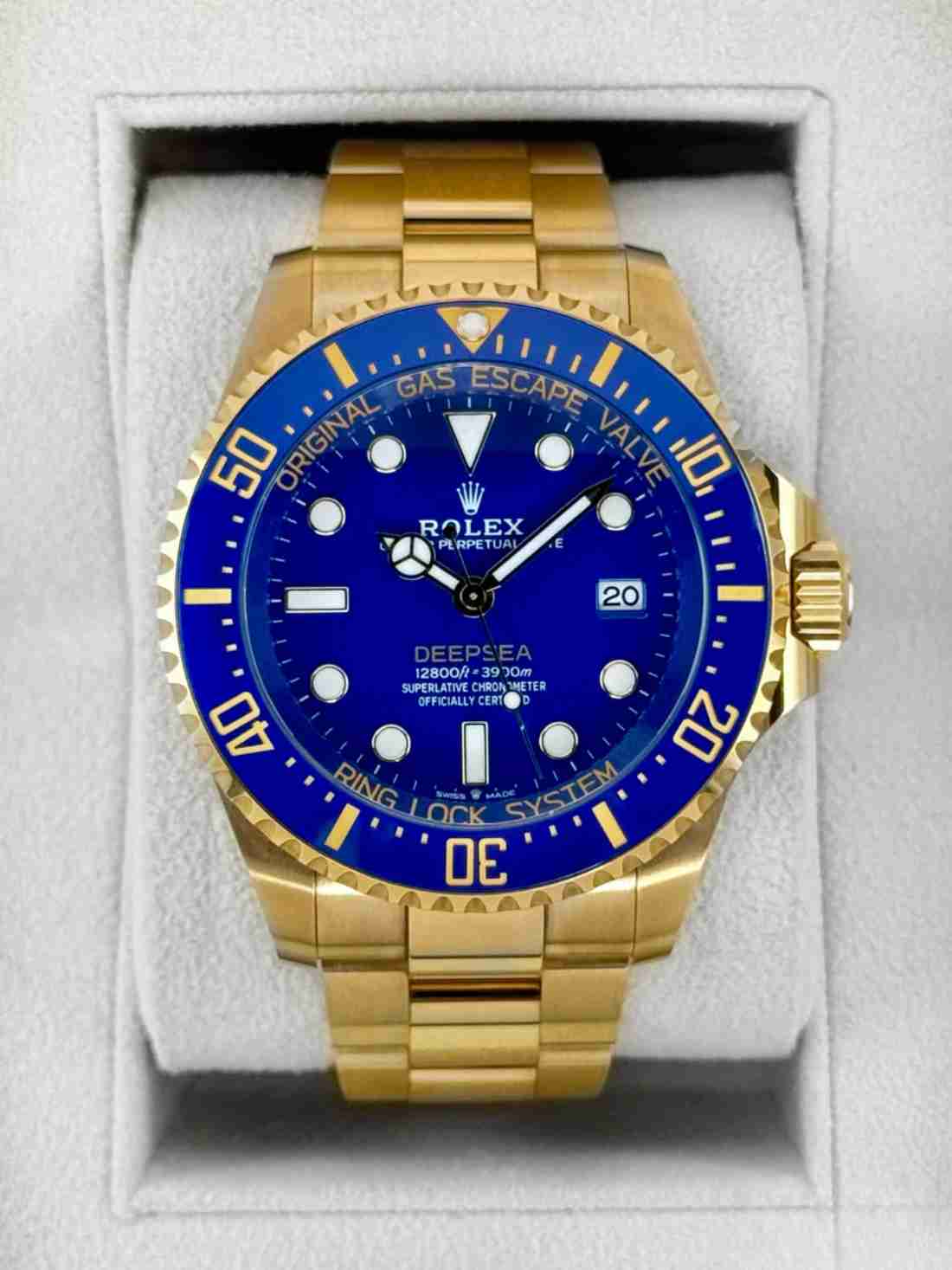 NEW 2025 Rolex Deepsea 44mm 136668LB Yellow Gold Blue Dial