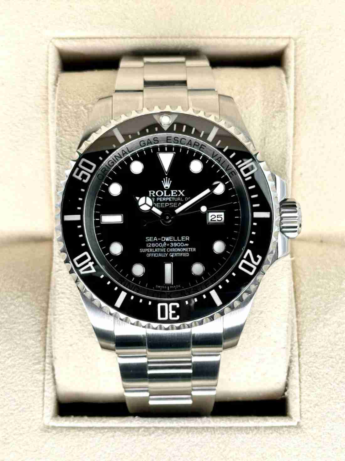2008 Rolex Deepsea 44mm 116660 Stainless Steel Black Dial