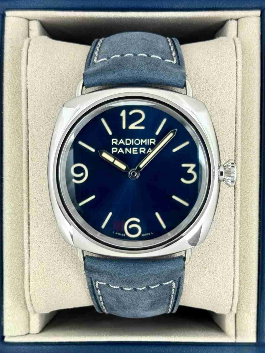2026 Panerai Radiomir Officine 44mm PAM01383 Stainless Steel Blue Dial
