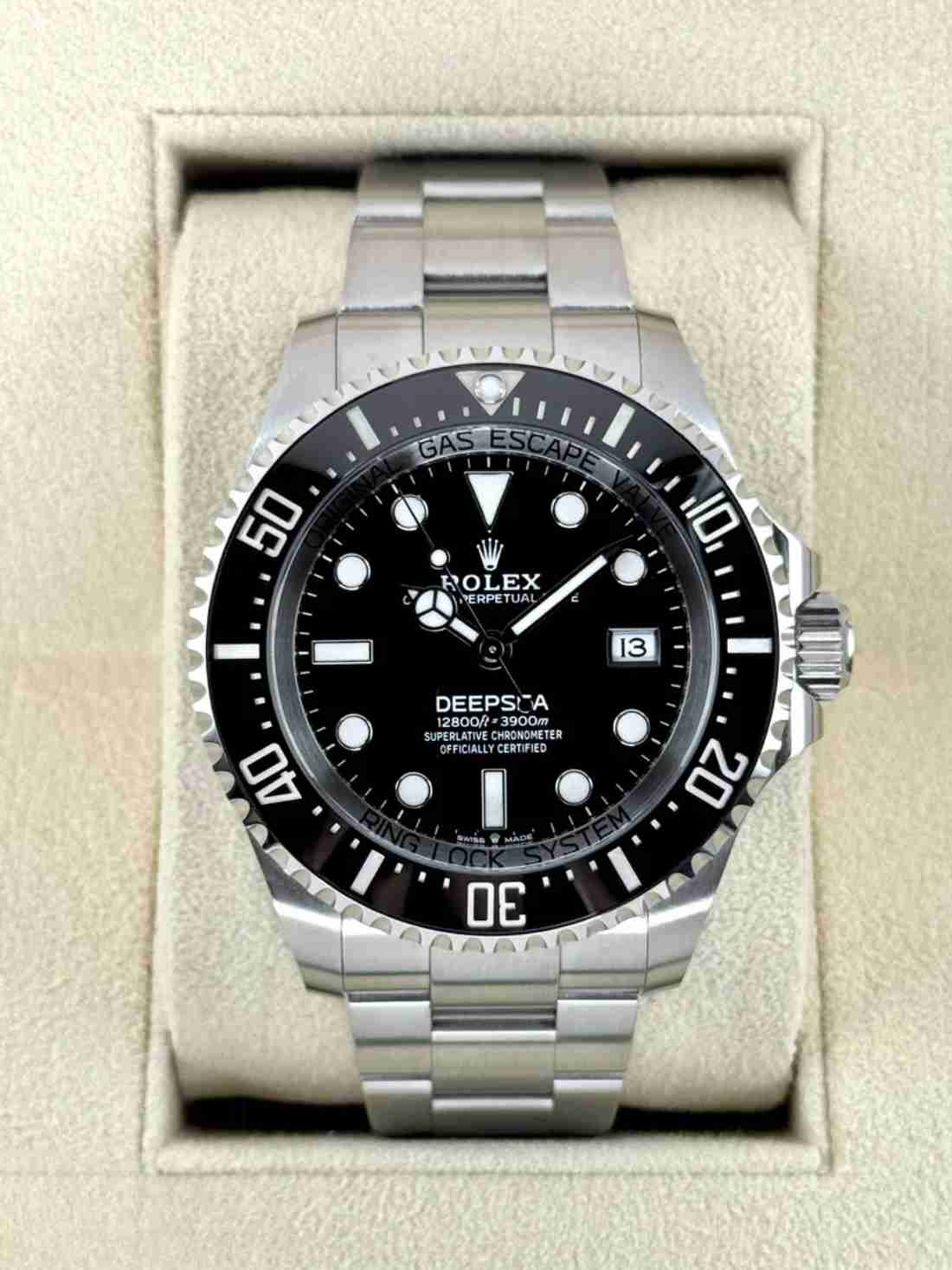 NEW 2025 Rolex Deepsea 44mm 136660 Stainless Steel Black Dial