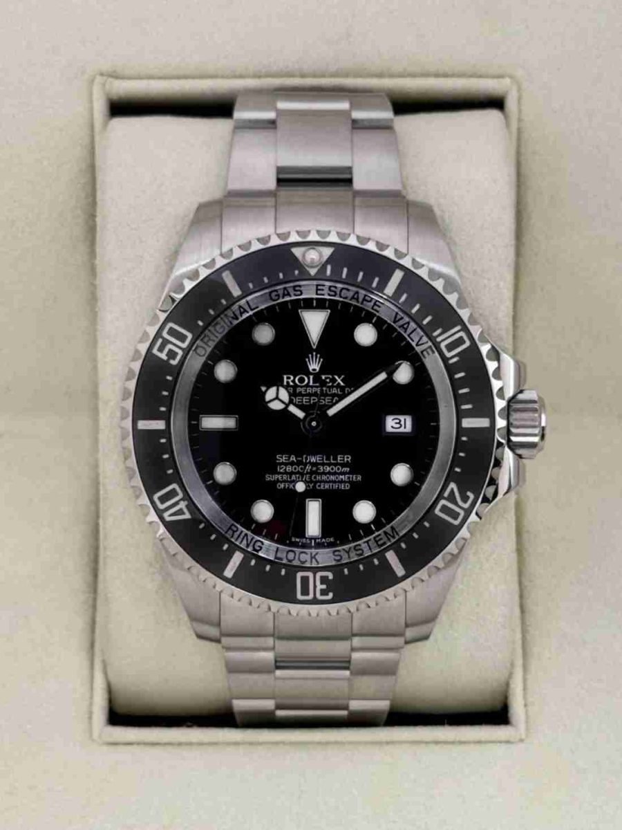 2010 Rolex Deepsea 44mm 116660 Stainless Steel Black Dial