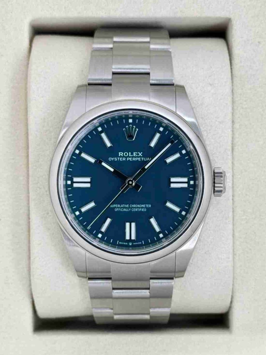 NEW 2026 Rolex Oyster Perpetual 41mm 134300 Med Blue Dial