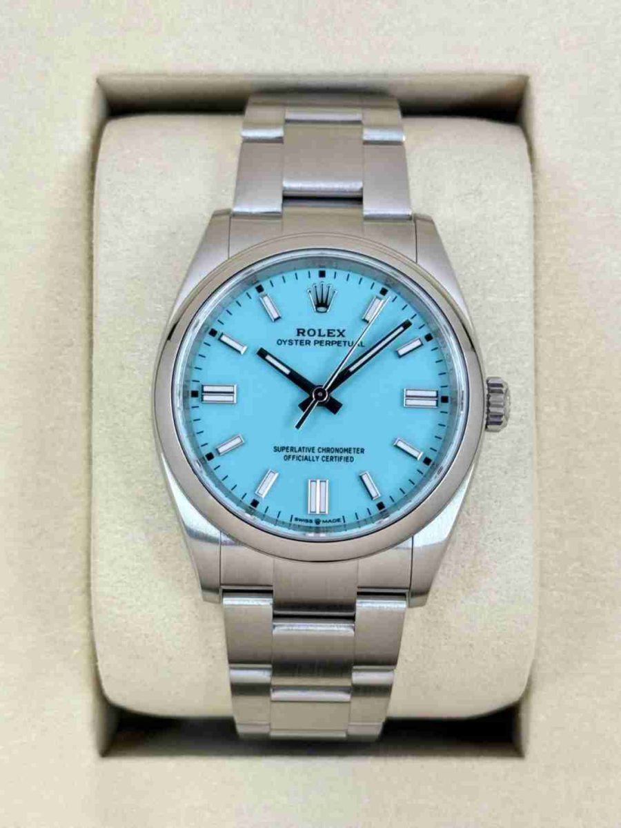 NEW 2026 Rolex Oyster Perpetual 36mm 126000 Tiffany Blue Dial