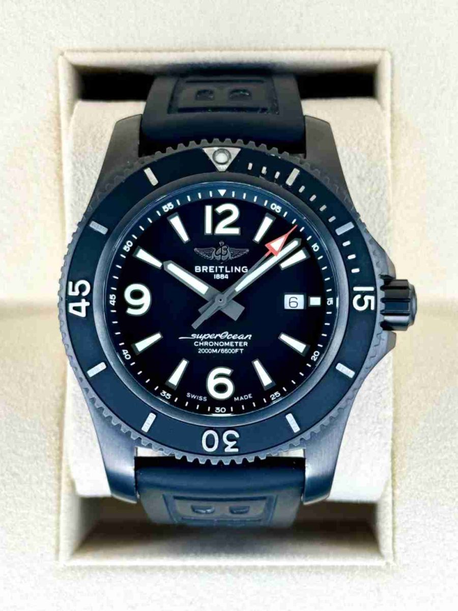 2022 Breitling Superocean Automatic 46mm M17368 Black Dial