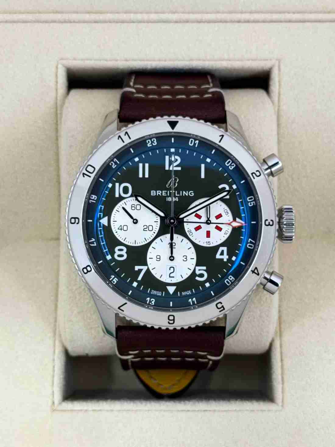 2022 Breitling Super Avi B04 Chronograph GMT "Curtis Warhawk" AB0445