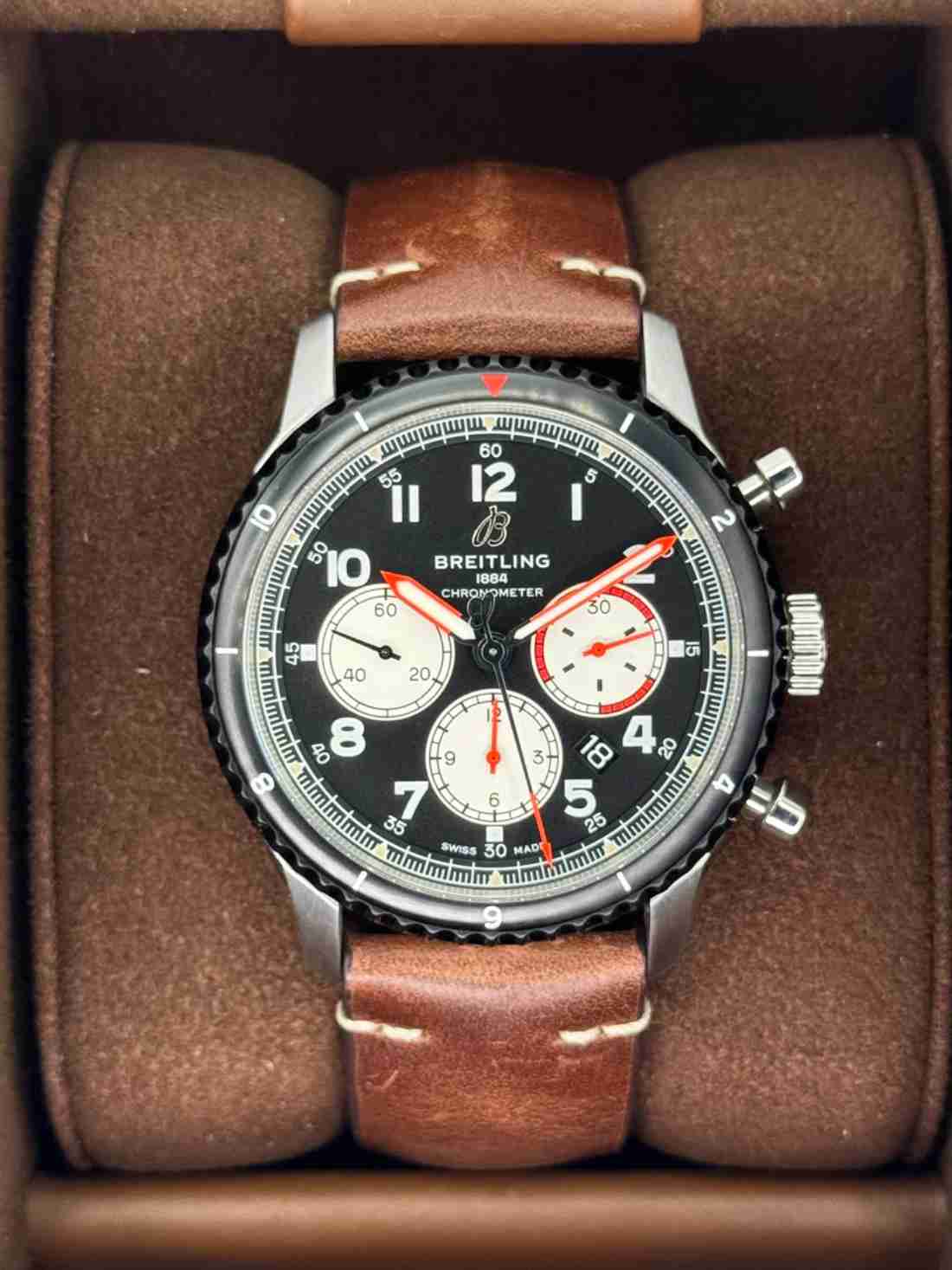 Breitling Aviator 8 B1 Chrono 43mm AB01194 Stainless Steel Black Dial