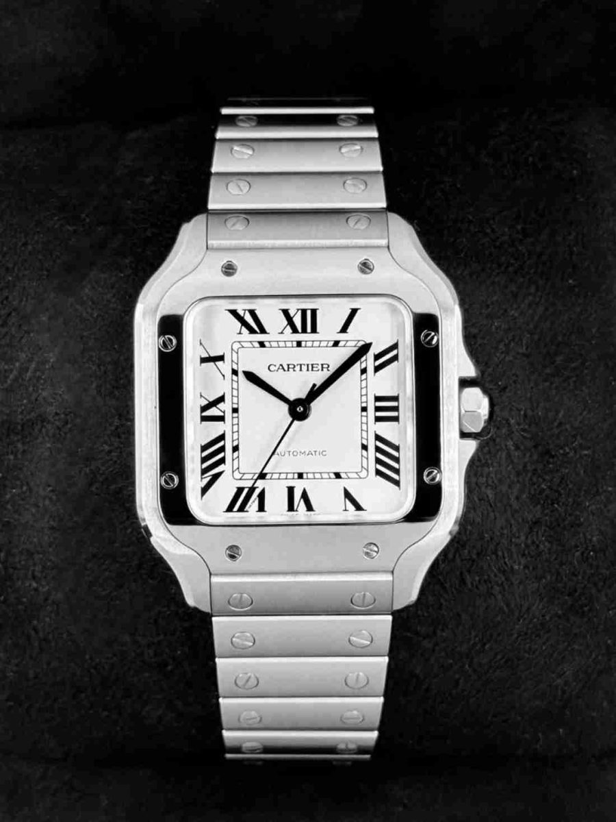 2026 Cartier Santos De Cartier 35.1mm WSSA0029 Stainless Steel White Dial.