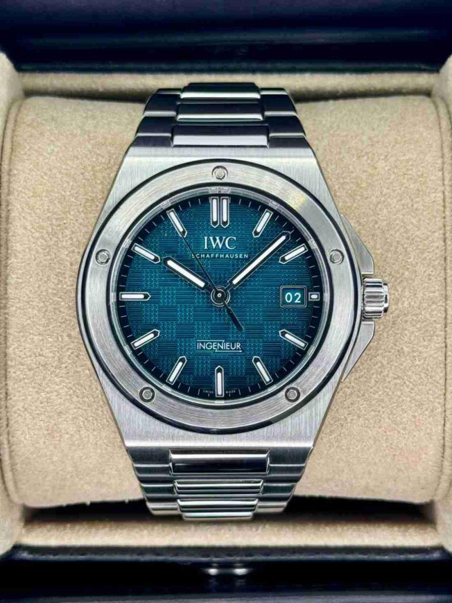 2024 IWC Ingenieur Automatic 40mm IW328903 Stainless Steel Aqua Dial