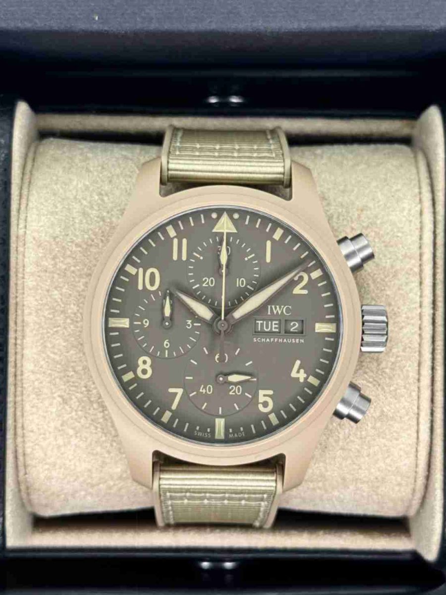 NEW 2025 IWC Top Gun Mojave Desert 41mm IW389402 Chronograph