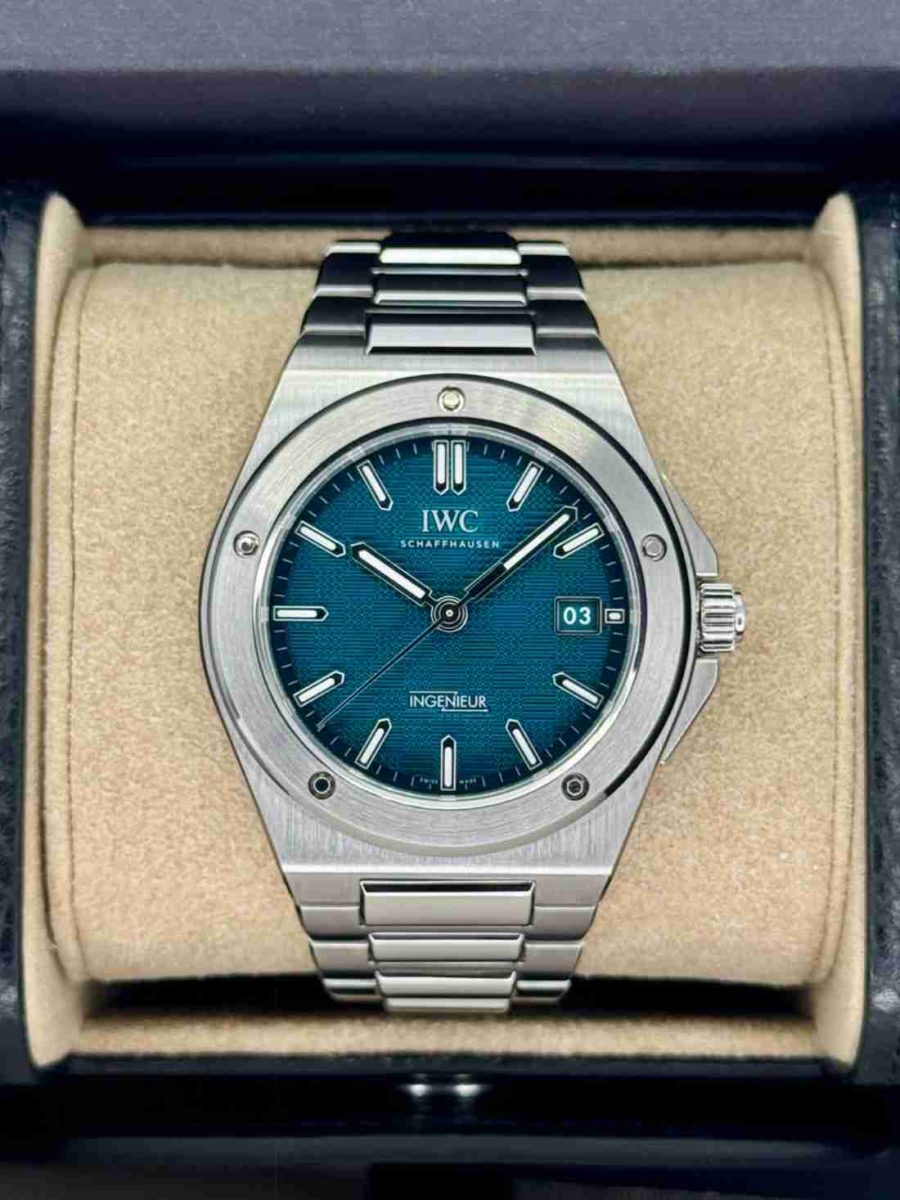 NEW 2025 IWC Ingenieur Automatic 40mm IW328903 Aqua Dial
