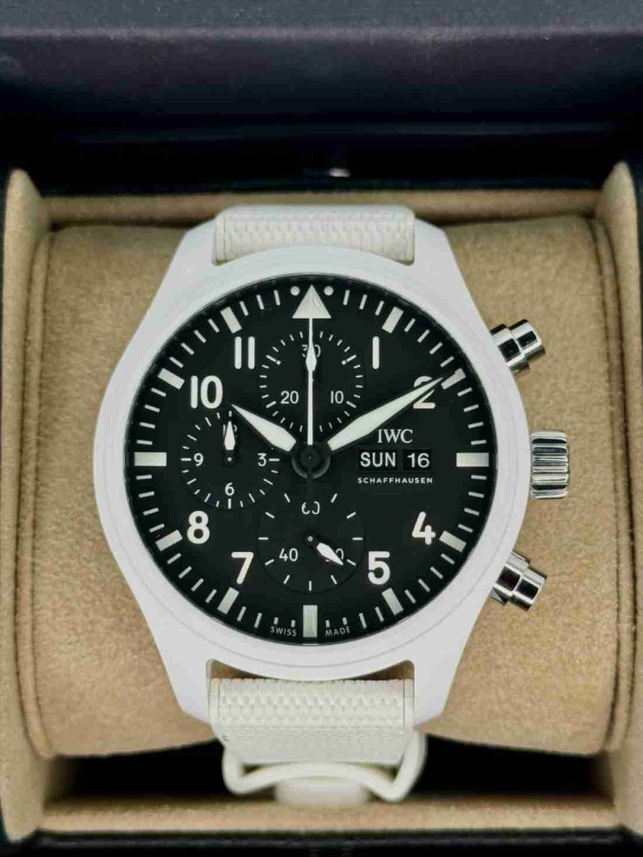 NEW 2024 IWC Pilot’s Chrono IW389105 44.5mm Top Gun Edition Lake Tahoe
