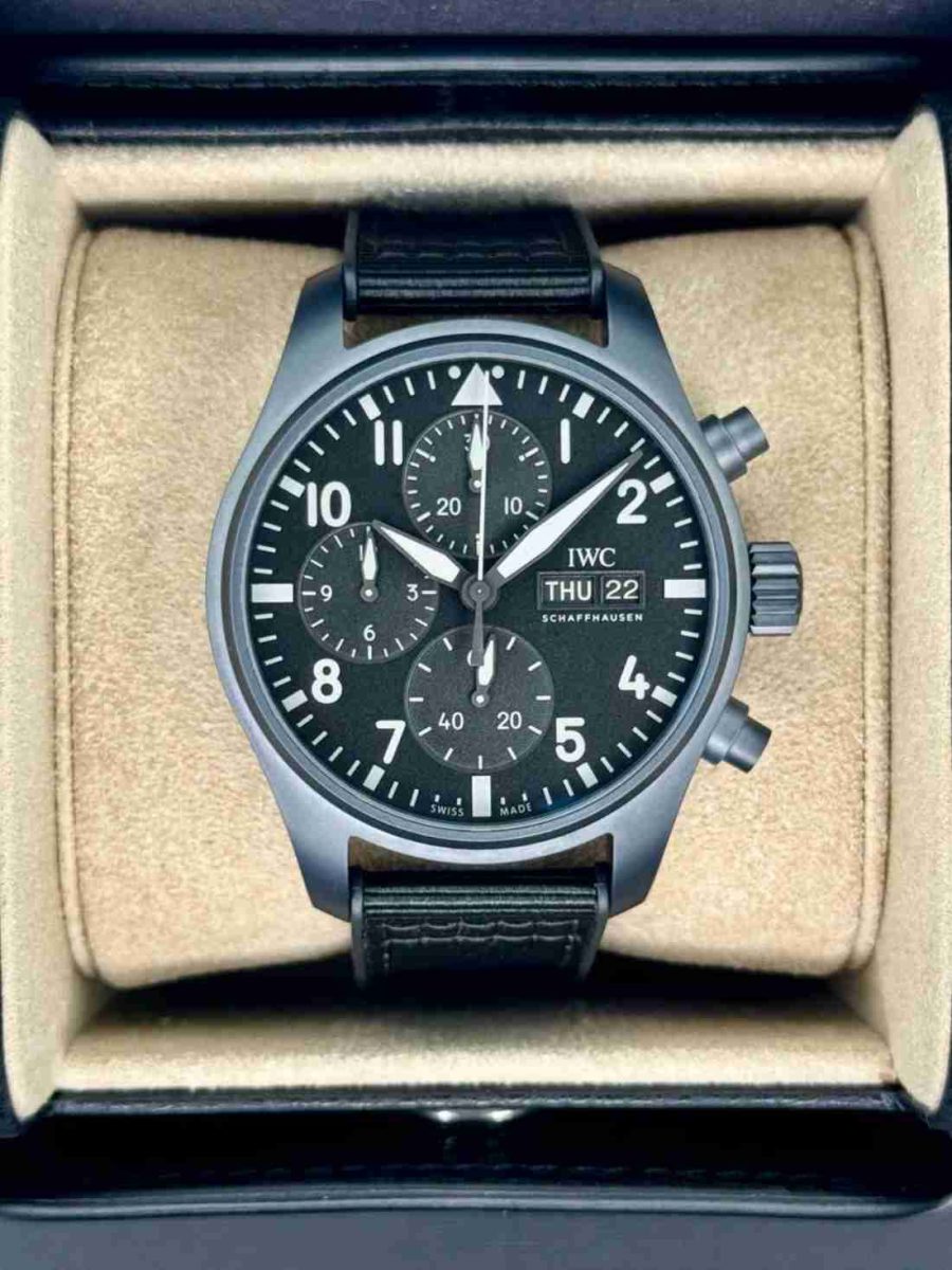 NEW 2025 IWC Pilot Chronograph Top Gun 41mm IW388106 Ceramic