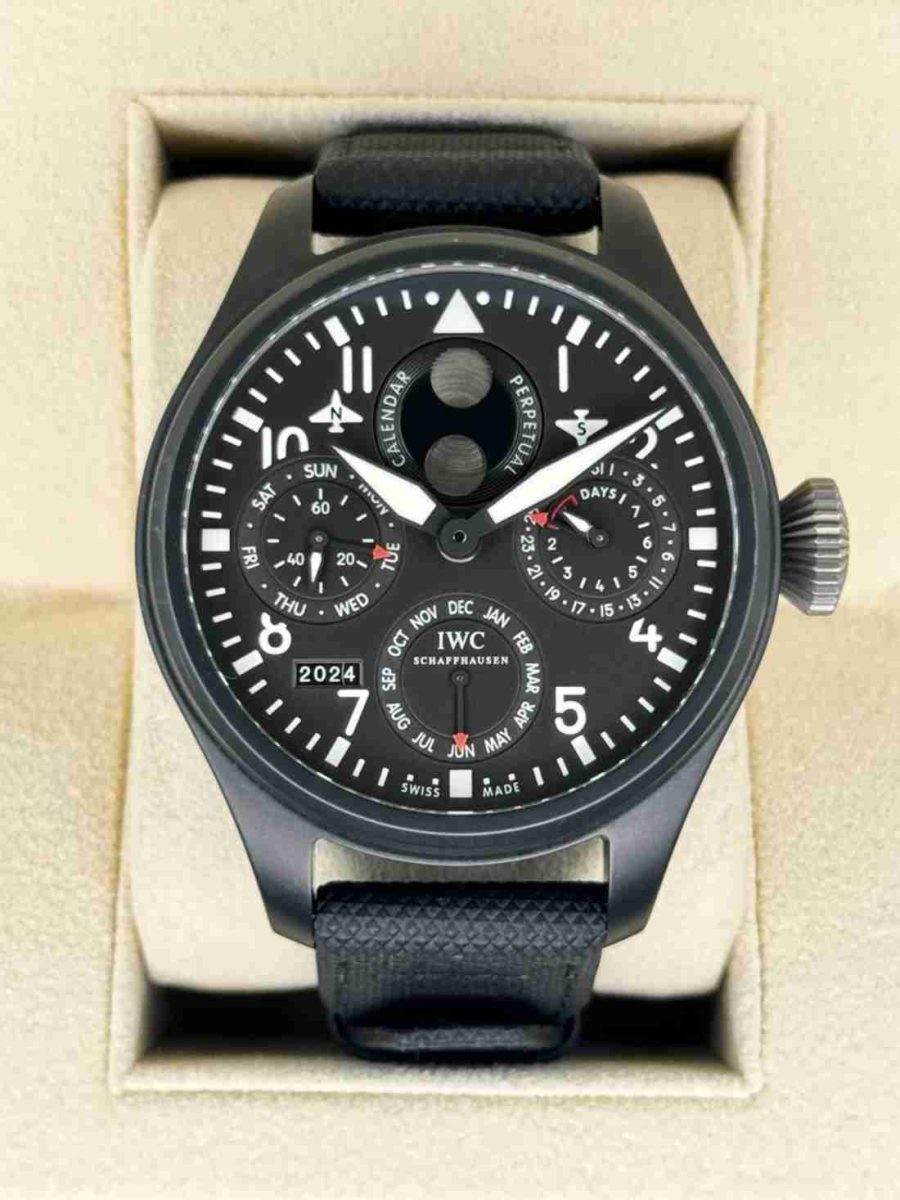 2013 IWC Top Gun Perpetual Calendar Big Pilot 48mm IW502902 Ceramic