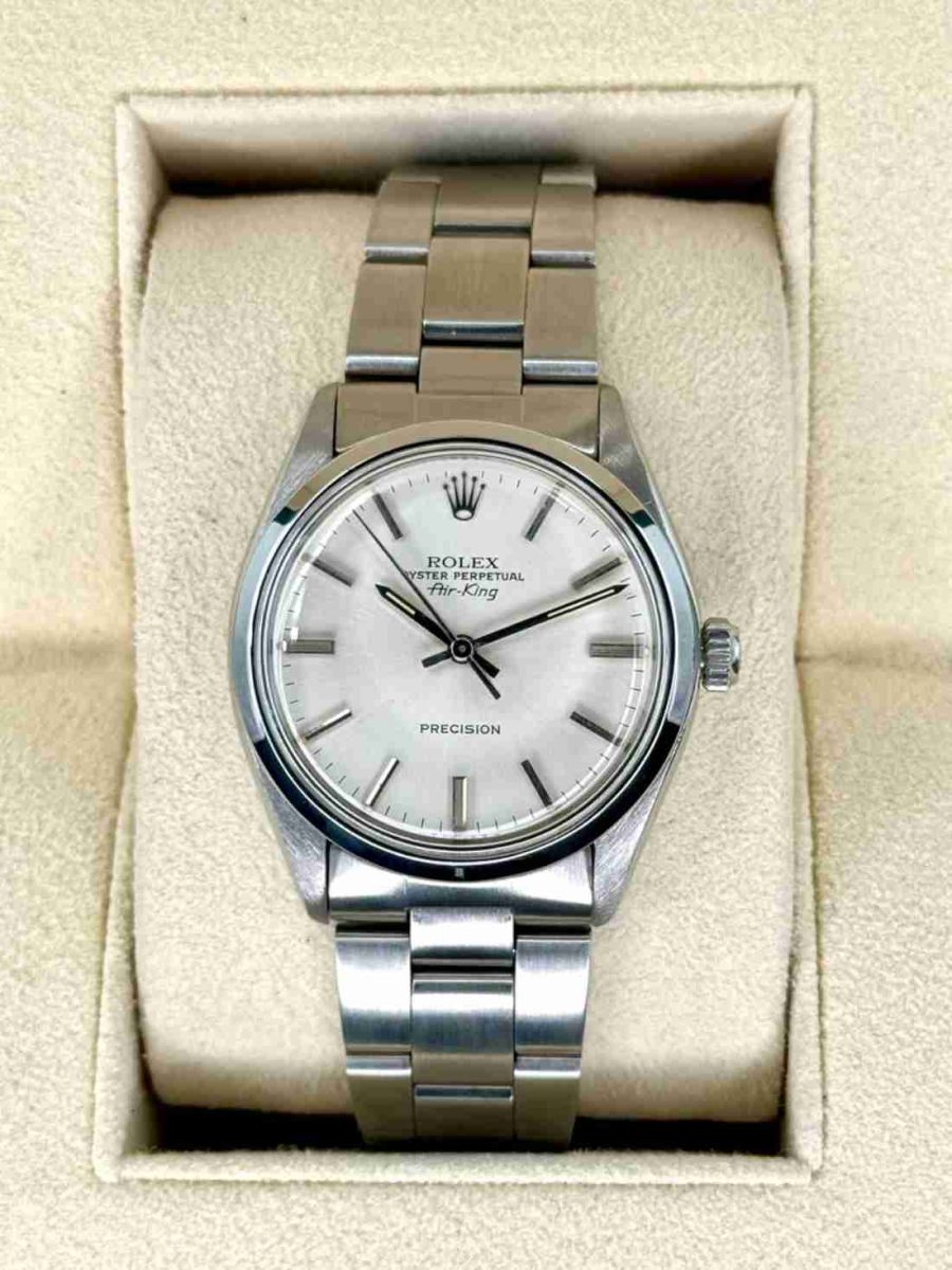 1978 Rolex Air-King 34mm 5500 Stainless Steel Oyster Silver Dial