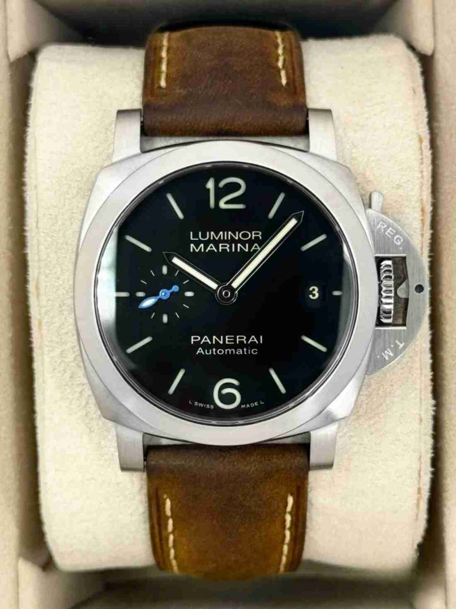 2024 Panerai Quaranta 40mm PAM01372 Stainless Steel Black Dial