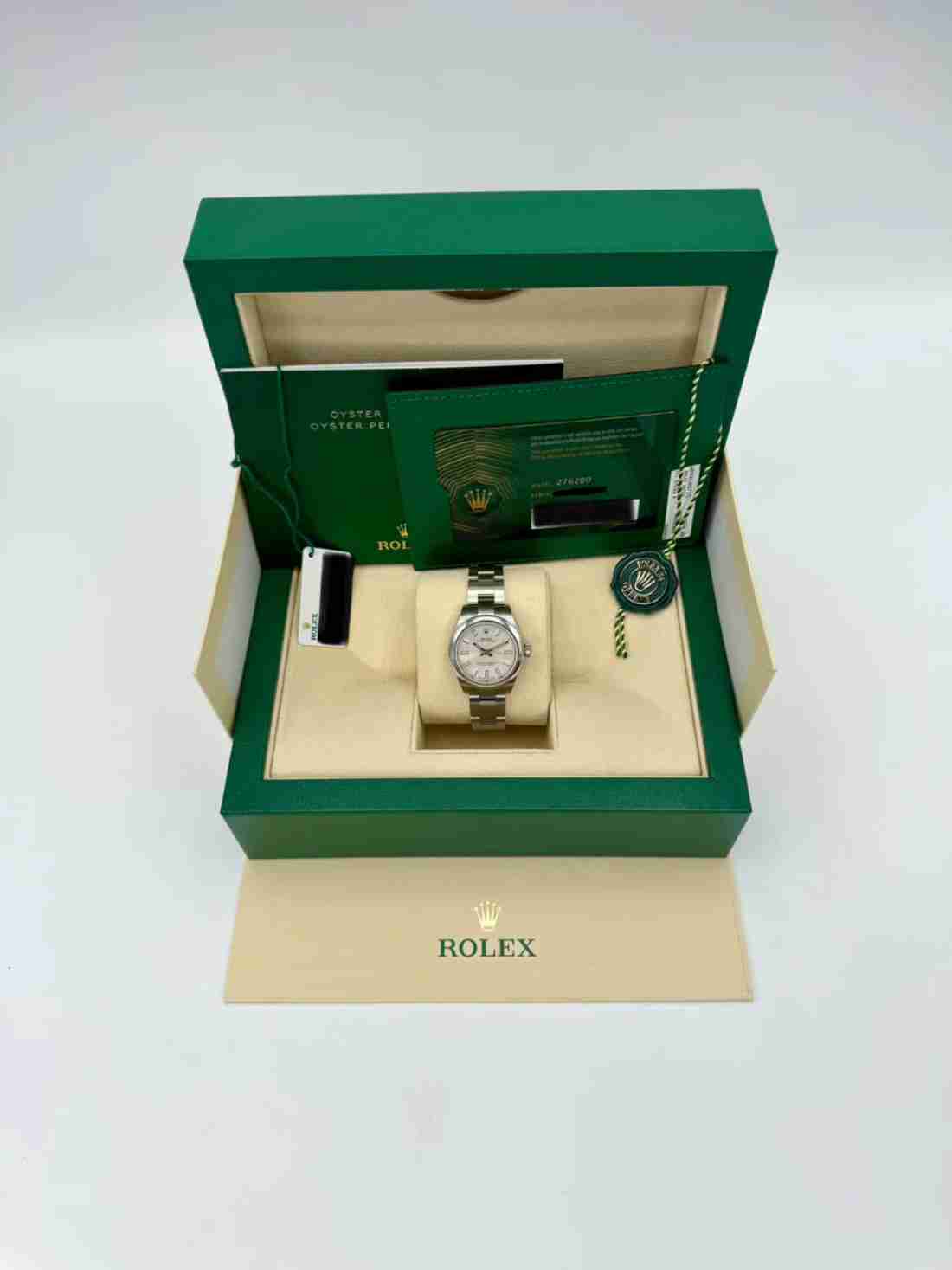 NEW 2024 Rolex Oyster Perpetual 28mm 276200 Silver Dial - Image 5