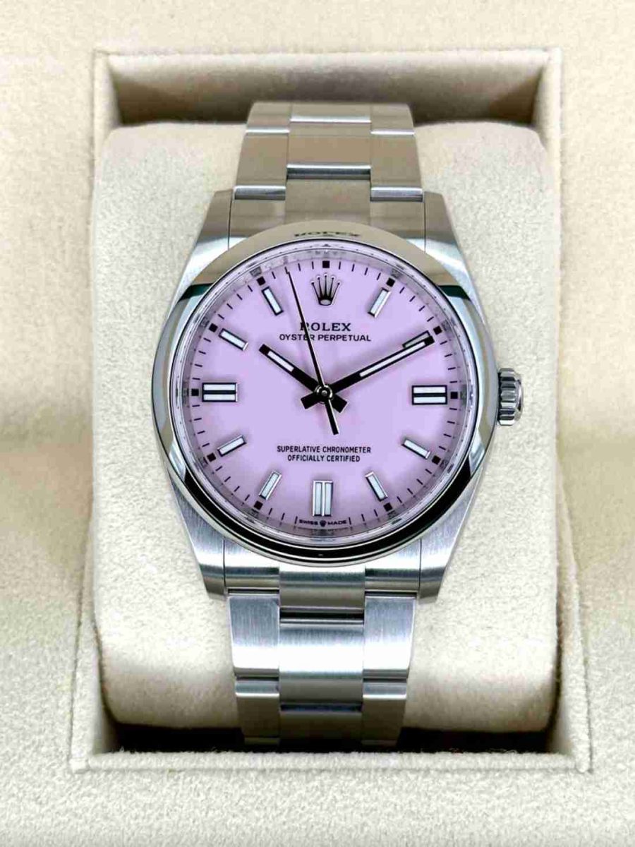 NEW 2025 Rolex Oyster Perpetual 36mm 126000 Candy Pink Dial