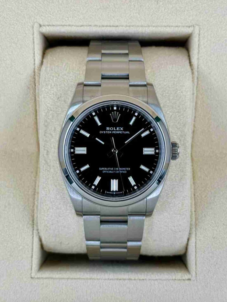 2023 Rolex Oyster Perpetual 36mm 126000 Black Dial